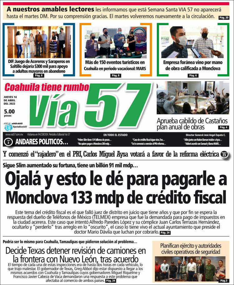 Portada de Via57 (Mexique)