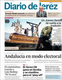 Portada de Diario de Jerez (España)