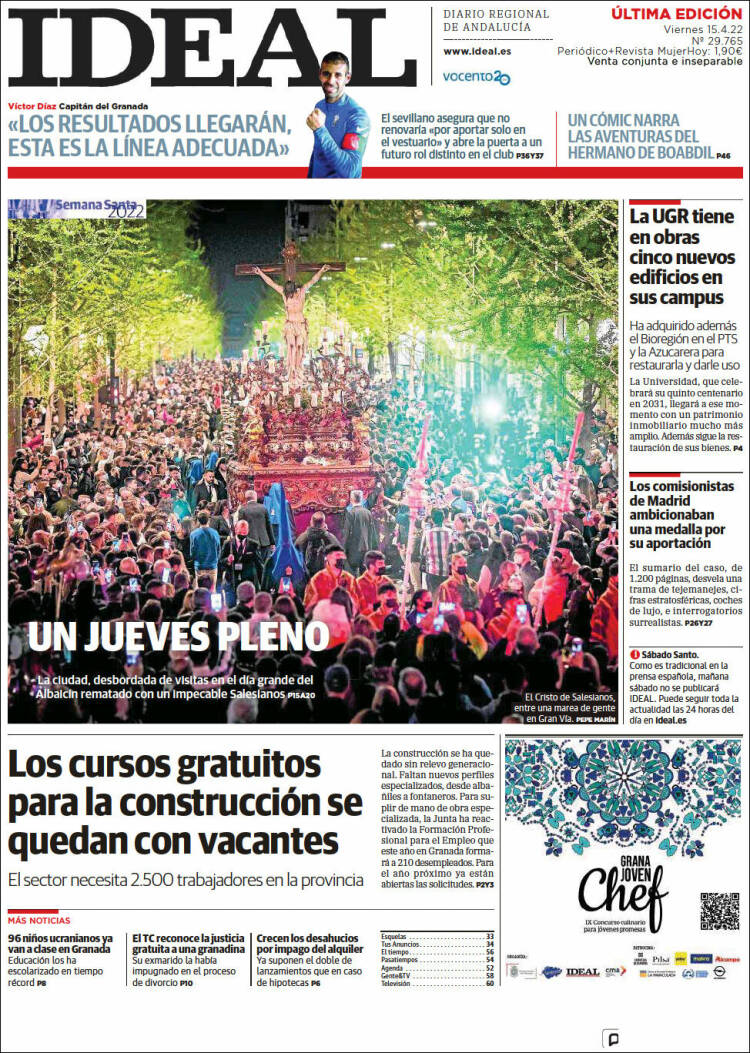 Portada de Ideal (España)