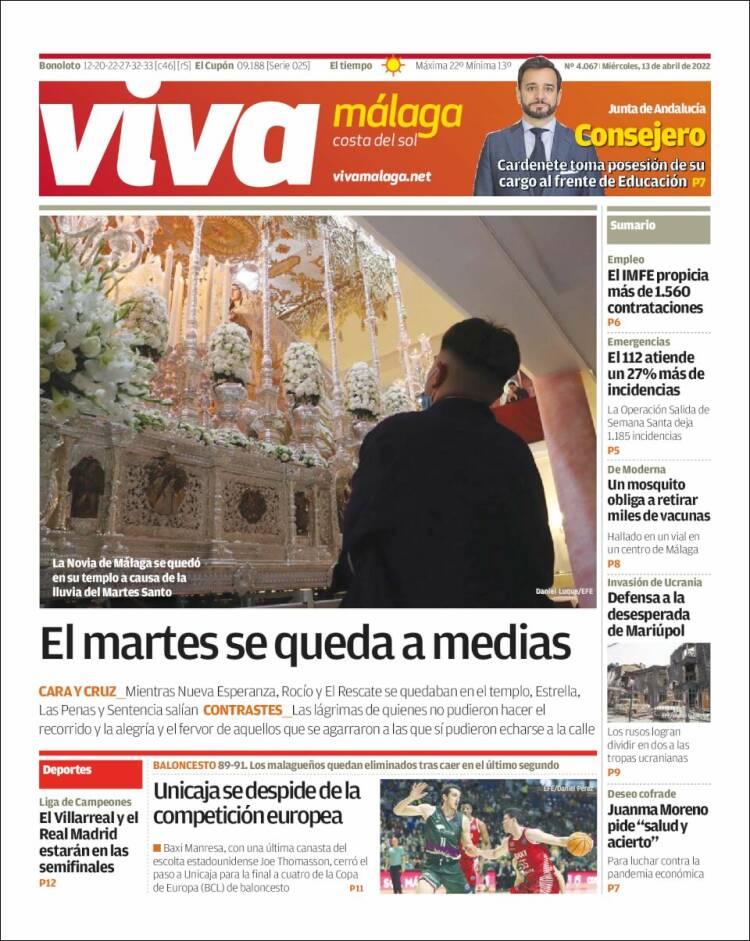 Portada de Viva Málaga (España)