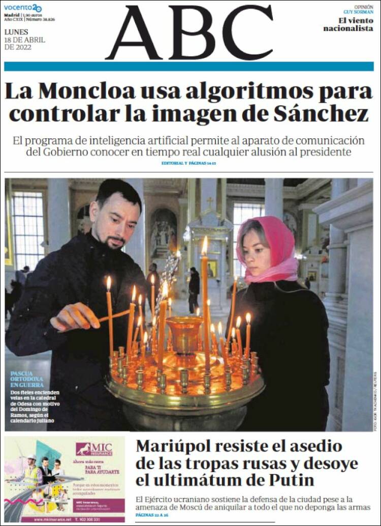 Portada de ABC (Espa&ntilde;a)