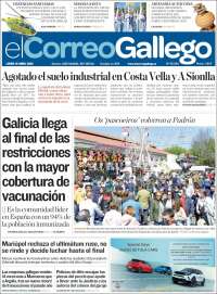 Portada de El Correo Gallego (Espa&ntilde;a)