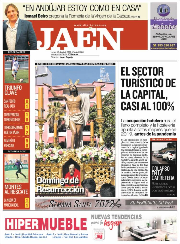Portada de Diario Jaén (Espa&ntilde;a)