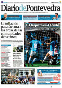 Portada de Diario de Pontevedra (Espa&ntilde;a)