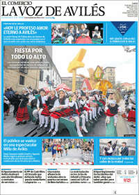 Portada de El Comercio - Avilés (Espa&ntilde;a)