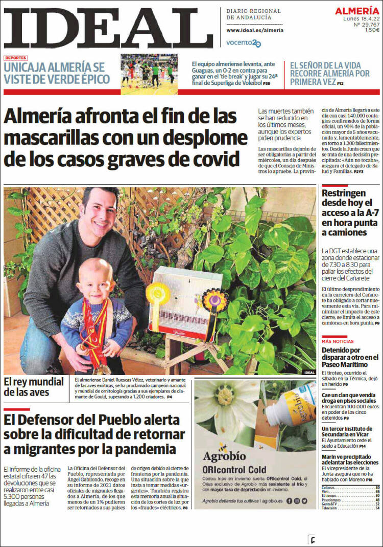 Portada de Ideal Almeria (Espa&ntilde;a)