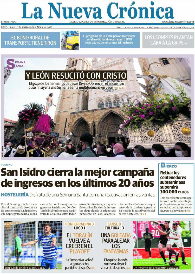 Portada de La Nueva Crónica (Espa&ntilde;a)