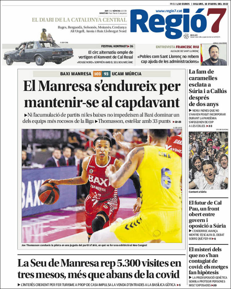 Portada de Regio7 (Espa&ntilde;a)