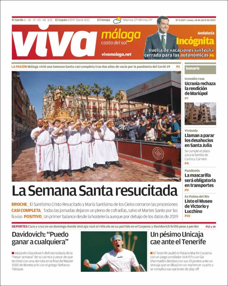 Portada de Viva Málaga (Espa&ntilde;a)