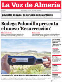Portada de La Voz de Almería (Espa&ntilde;a)