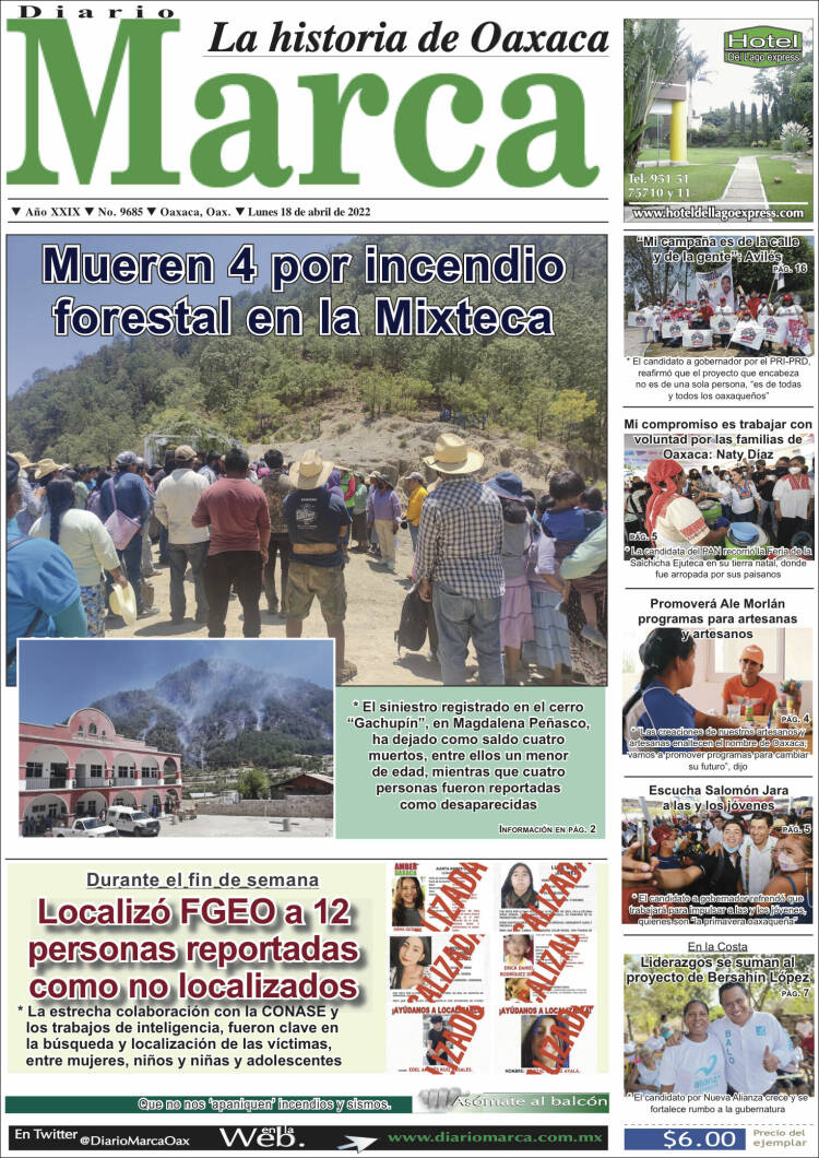 Portada de Diario Marca (M&eacute;xico)