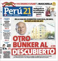 Portada de Perú 21 (Perú)