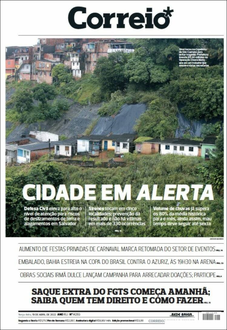 Portada de Correio* (Brasil)