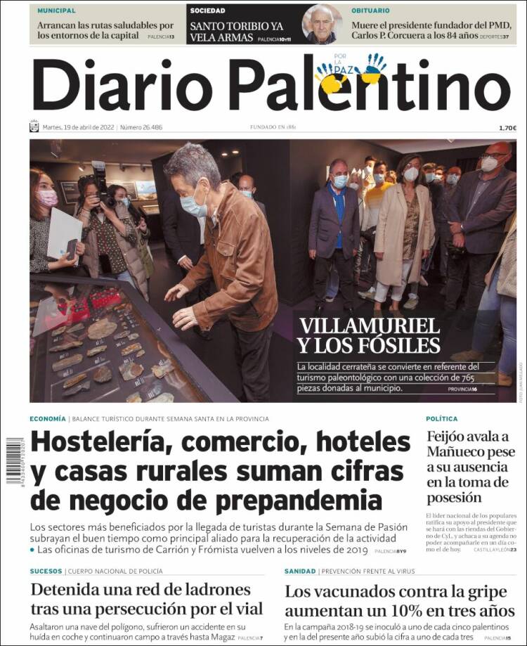 Portada de Diario Palentino (Espa&ntilde;a)