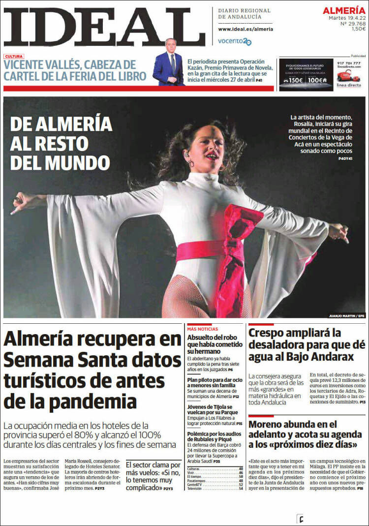 Portada de Ideal Almeria (Espa&ntilde;a)
