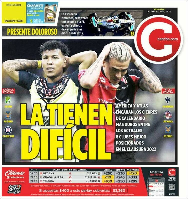 Portada de Cancha (M&eacute;xico)