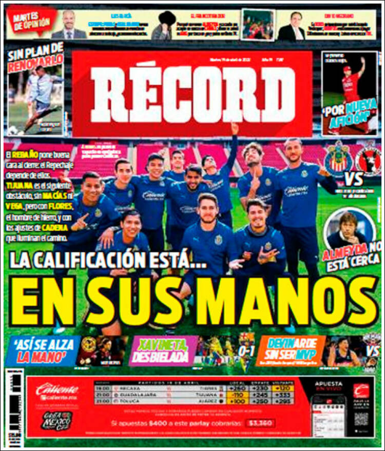 Portada de Record (M&eacute;xico)