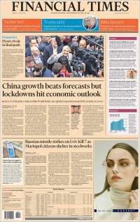 Portada de Financial Times - USA (États-Unis)