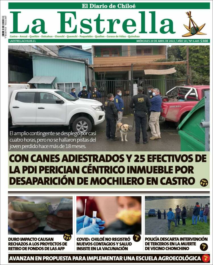 Portada de Estrella de Chiloé (Chile)