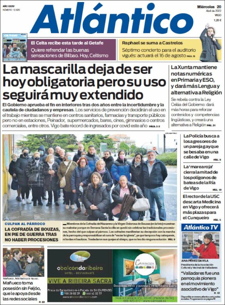 Portada de Atlántico Diario (Espa&ntilde;a)