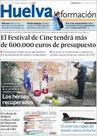 Portada de Huelva Información (España)