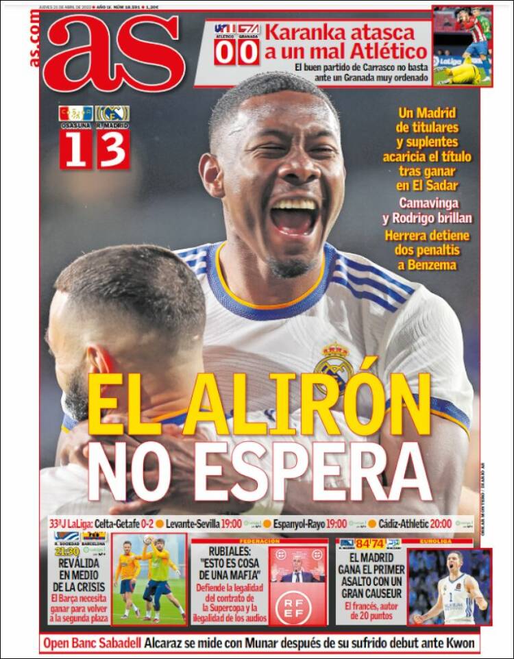 Portada de As (España)