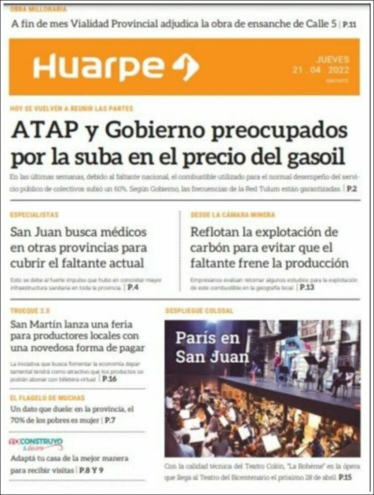 Portada de Huarpe (Argentina)