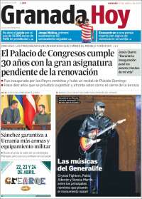 Portada de Granada Hoy (España)