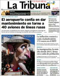 Portada de La Tribuna de Ciudad Real (España)