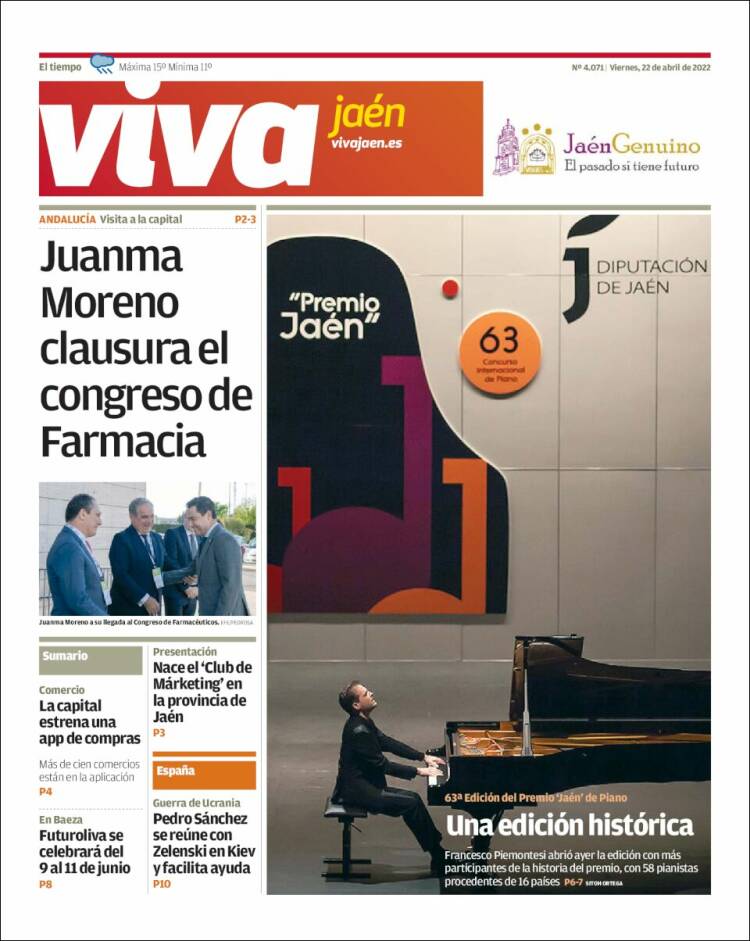 Portada de Viva Jaén (España)