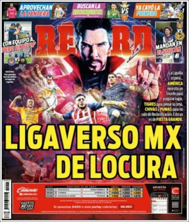 Portada de Record (México)