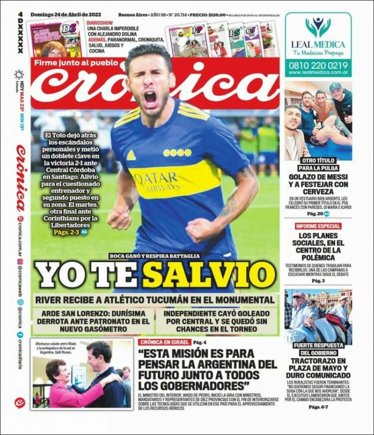 Portada de La Voz del Chaco (Argentina)