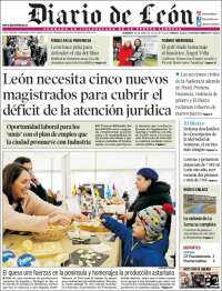 Portada de Diario de León (Espagne)