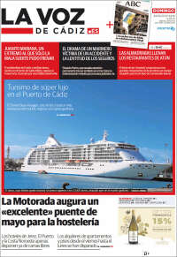 Portada de La Voz de Cádiz (Spain)