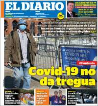 Portada de El Diario NY (USA)