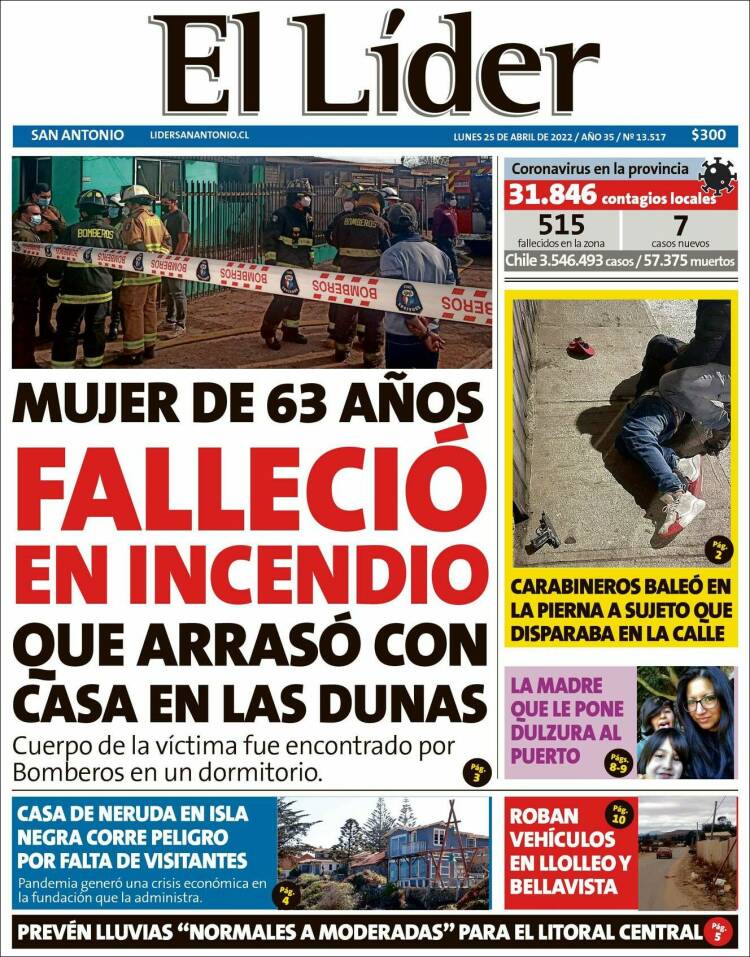 Portada de Lider de San Antonio (Chile)