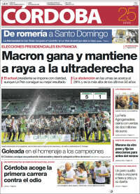 Portada de Diario de Córdoba (España)