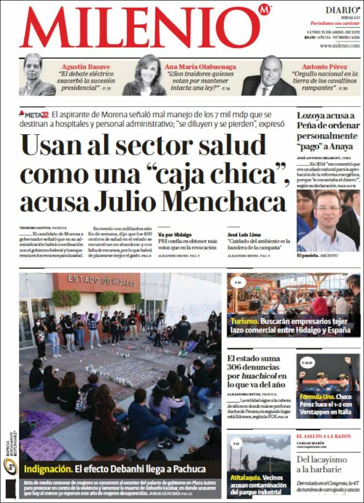 Portada de Milenio de Hidalgo (M&eacute;xico)