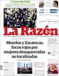 Portada de La Razón (M&eacute;xico)