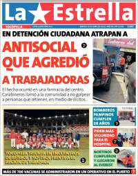 Portada de La Estrella de Tocopilla (Chile)