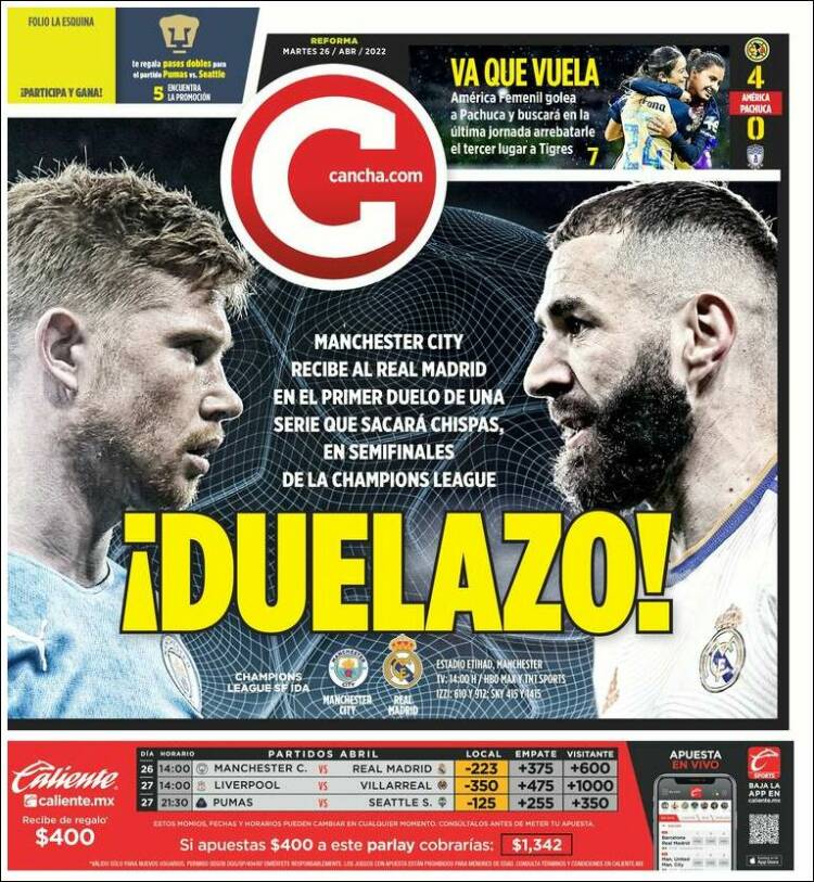 Portada de Cancha (M&eacute;xico)