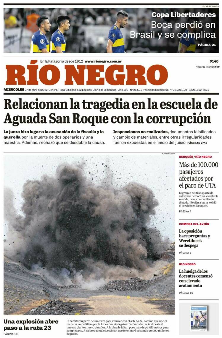 Portada de Rio Negro (Argentina)