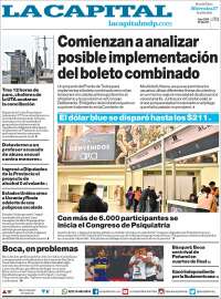 Portada de Diario La Capital - Mar del Plata (Argentina)