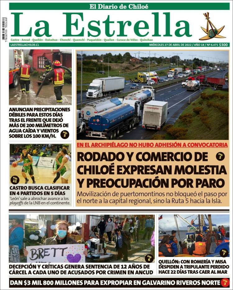 Portada de Estrella de Chiloé (Chile)
