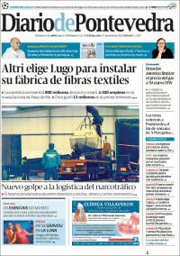 Portada de Diario de Pontevedra (Espa&ntilde;a)