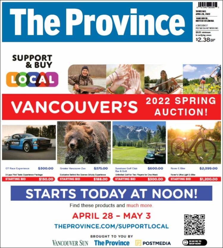 Portada de The Province (Canada)