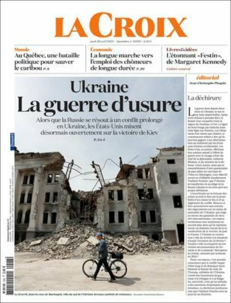 Portada de La Croix (Francia)