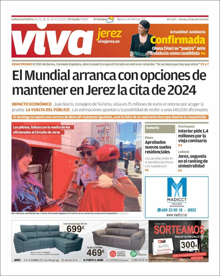 Portada de Información - Jerez (España)