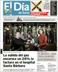 Portada de El Día de Soria (España)