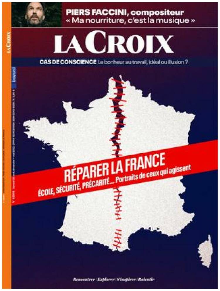 Portada de La Croix (Francia)